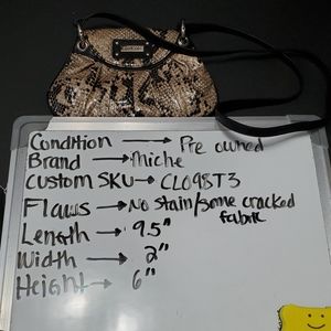 Miche Snake Skin Pattern Small Bag